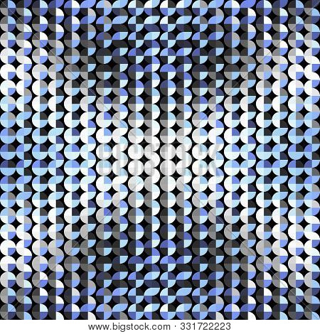 Geometric Abstract Pattern In Low Poly Style.