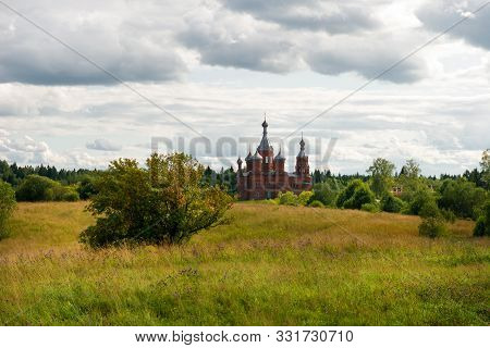 Volgoverkhovye Olginsky Convent Church Transfiguration In Russia Tver Region Source Volga