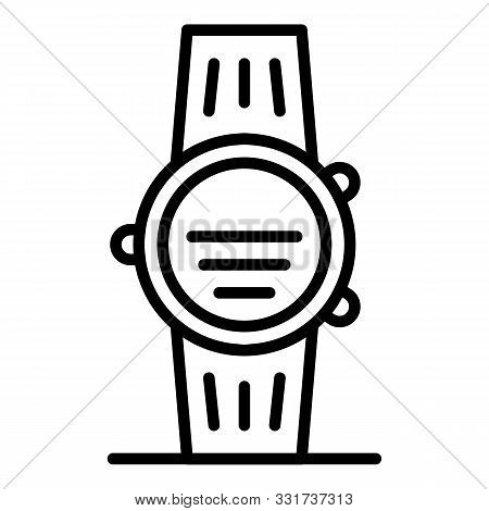 New Smartwatch Icon. Outline New Smartwatch Vector Icon For Web Design Isolated On White Background