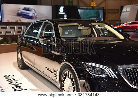 Geneva, Switzerland - March 06, 2019: Maybach Klassen +360 At 89Th Gims