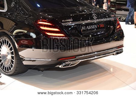 Geneva, Switzerland - March 06, 2019: Maybach Klassen +360 At 89Th Gims