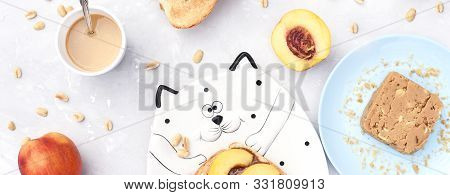 Beautiful Composition Of Delicious And Healthy Food. Breakfast. Healthy Food. Banner For The Site.