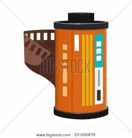 Vector Design Of Cartridge And Cassette Icon. Graphic Of Cartridge And Reel Stock Vector Illustratio
