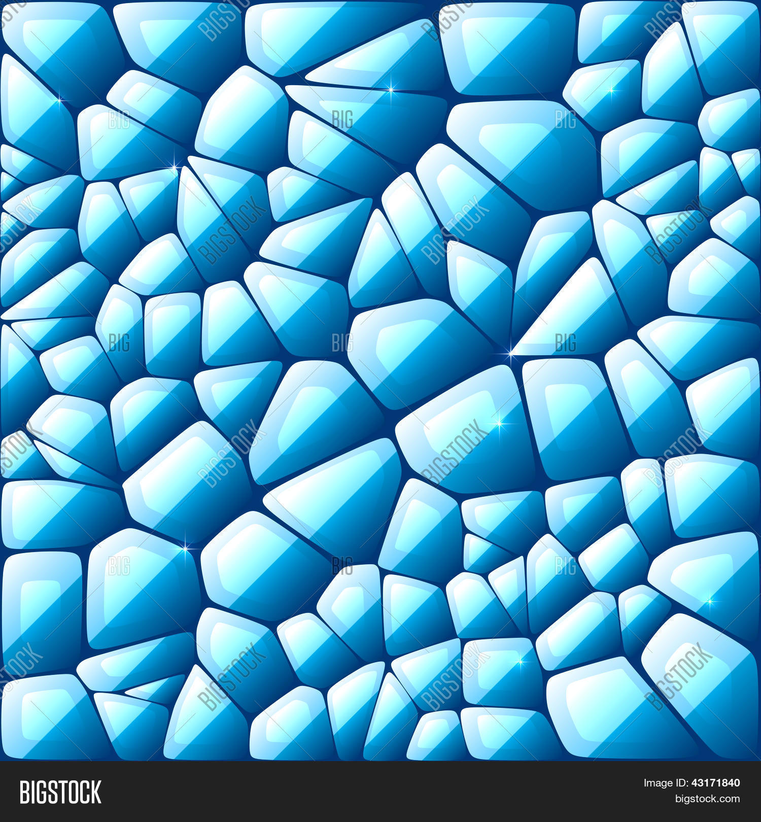 Blue Abstract Stained Vector & Photo (Free Trial) | Bigstock