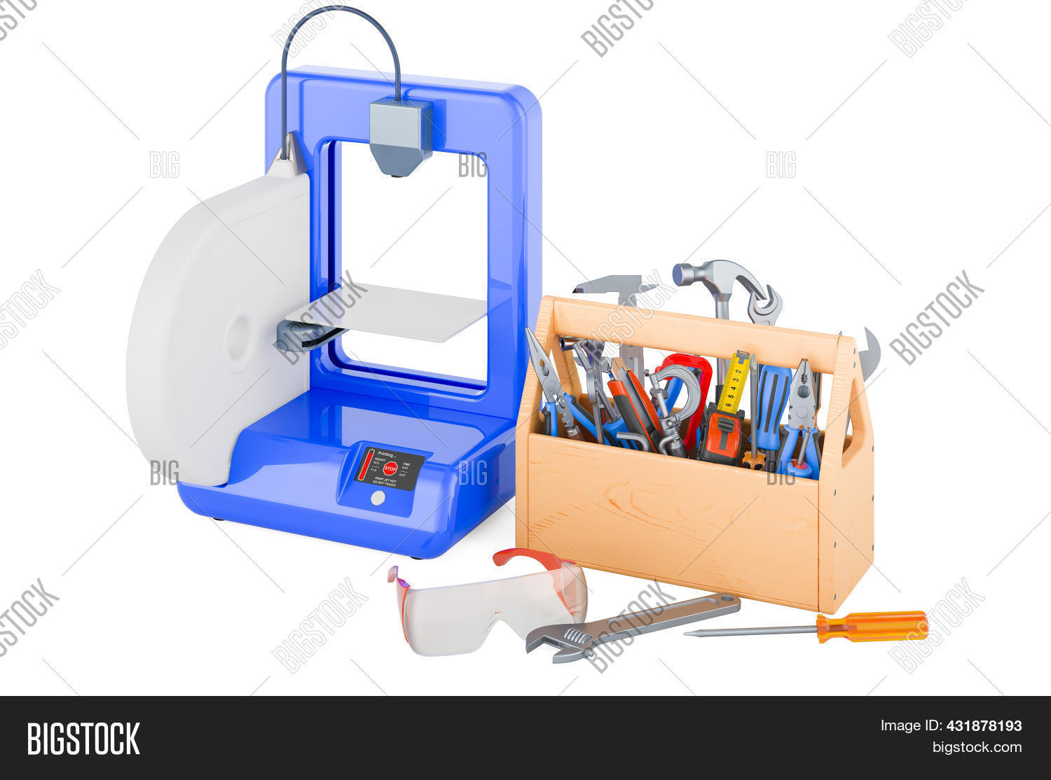 3d Printer Toolbox. Image & Photo (Free Trial) Bigstock
