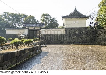 Ote-mon Of The Edo Castle In Tokyo