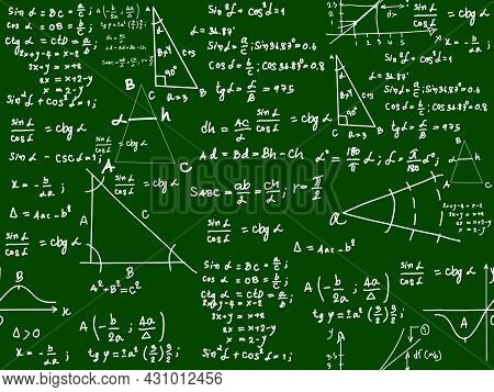 chemistry vector, seamless pattern with plots, and laboratory equipment, struction molegul chemical.