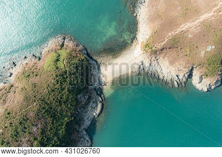 Aerial View Of Aberdeen Typhoon Shelters And Ap Lei Chau Seen From Mount Johnston, Also Known As Yuk