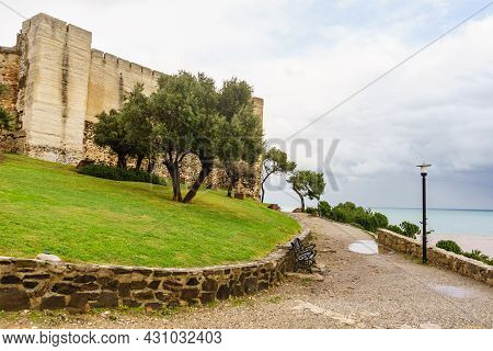 Sohail Castle In Fuengirola, Malaga Spain. Tourist Attraction. Holidays On Costa Del Sol.