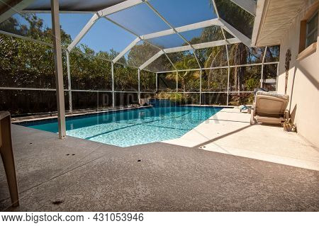 An Inground Background Pool In South Florida