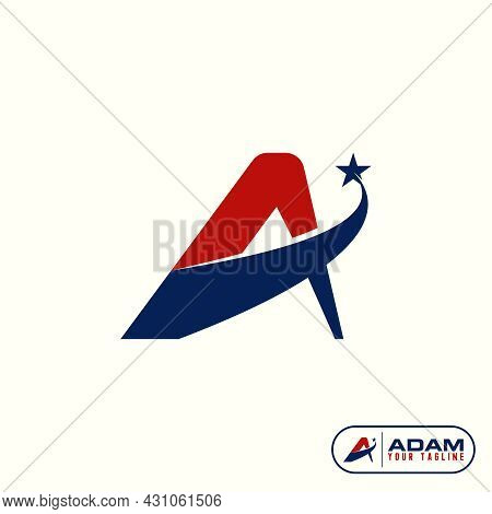 Letter A Logo Vector Stock. Winner And Star Abstract Design Concept. Can Be Used As A Symbol Related