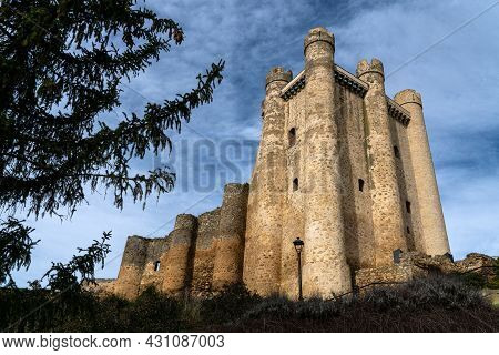 Medieval Castle Of Valencia De Don Juan, León, Castilla Y León, Spain.