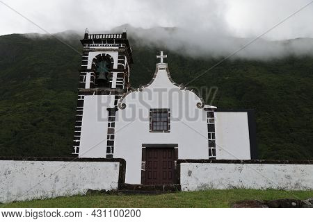 The Ermida De Santo Cristo In The Island Of Sao Jorge In The Azores. High Quality Photo