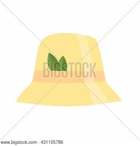 Bath House Sauna Hat Icon. Item For Pleasure And Relaxing. Vector Illustration Of Steam Bath Accesso