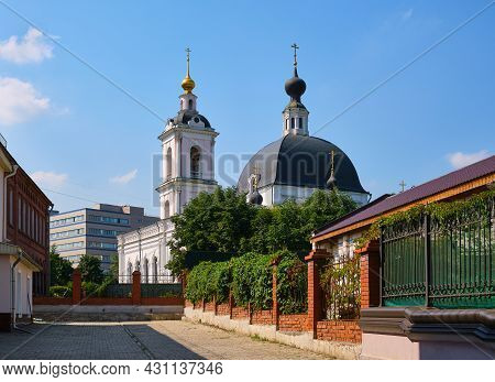Church Of St. Nicholas The Wonderworker In Pokrovsky, 1765-1766, Moscow Orthodox Church, Landmark: M