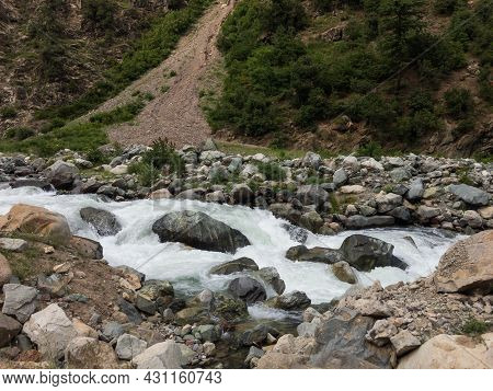 Bluewater River In Kalam Swat Valley Pakistan