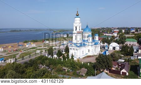 Cathedral Of St. Nicholas In Chistopol, Republic Of Tatarstan. A Clear Sunny Day On August 19, 2021