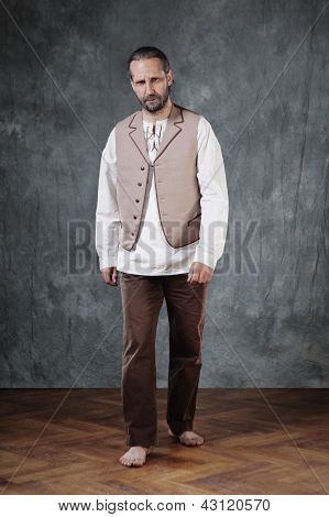 Uomo in stile retrò