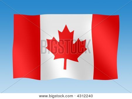 Vajende Flag Canada