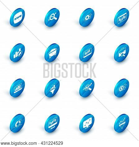 Set Search Data Analysis, Time Management, Browser With Stocks Market, Financial Growth, Laptop Grap
