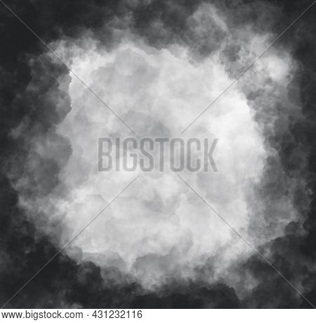 Black And White Abstract Background Clouds Sky