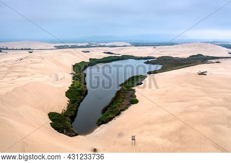 The Moron Oasis In The Atacama Desert, Peru
