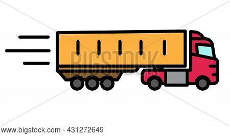 Cabover Truck Cargo Transportation Truck Or Lorry