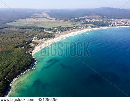 Amazing Aerial View Of Town Of Kiten, Burgas Region, Bulgaria