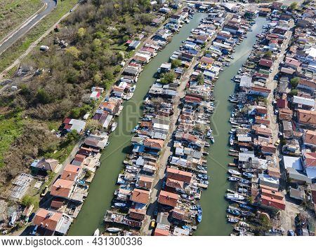Aerial View Of Chengene Skele - Fishing Village (ribarsko Selishte) Near City Of Burgas, Bulgaria