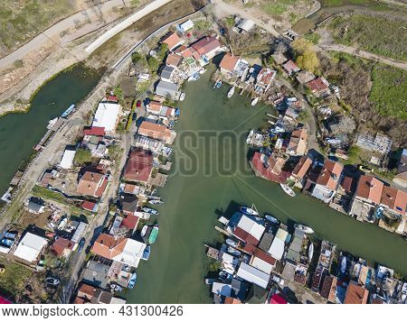 Aerial View Of Chengene Skele - Fishing Village (ribarsko Selishte) Near City Of Burgas, Bulgaria
