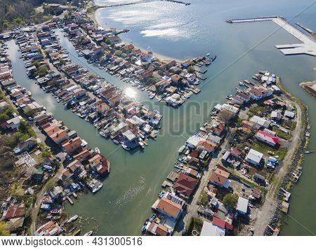 Aerial View Of Chengene Skele - Fishing Village (ribarsko Selishte) Near City Of Burgas, Bulgaria
