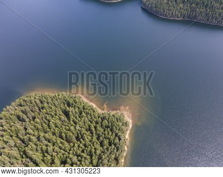 Aerial View Of Golyam Beglik Reservoir, Pazardzhik Region, Bulgaria