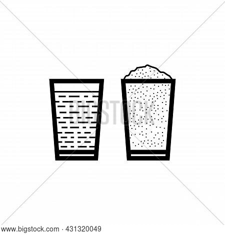 One Cup Of Water And One Cup Of Rice Powder For Making Kerala Puttu Also Known Rice Steam Cake Outli