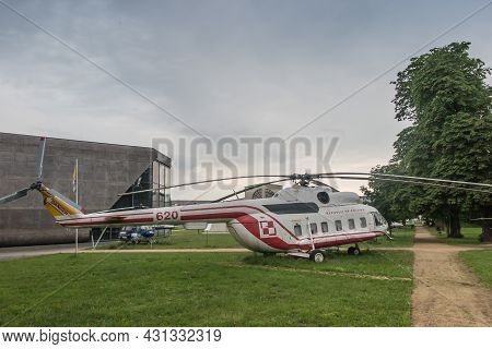 A Museum Copy Of The Mi-8 Helicopter In The Vip Passenger Version, Serial Number 10620, Side Number 