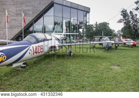 Polish Jet Trainer Ts-11 Iskra Exhibited At The Aviation Museum In Krakow, Poland