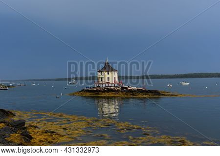 Beautiful Look At The Nubble In Maine.