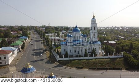 Cathedral Of St. Nicholas In Chistopol, Republic Of Tatarstan. A Clear Sunny Day On August 19, 2021