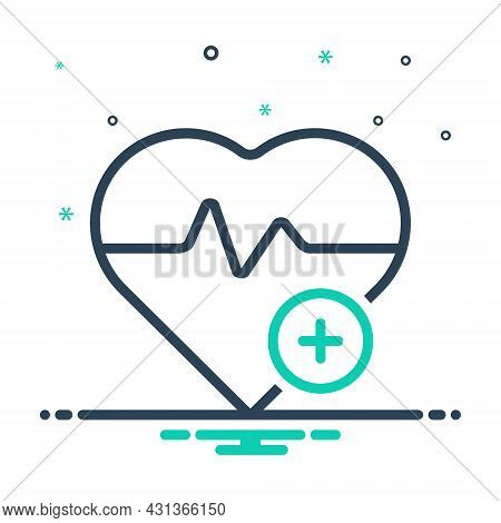 Mix Icon For Relief Heart Comfort Ease Convenience Care Humanitarian Awareness Medical Health-care
