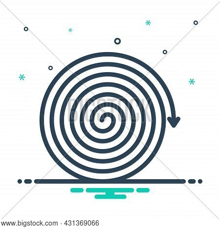 Mix Icon For Continued Sustained Unremitting Nonstop Ceaseless Progress Endless Never-ending