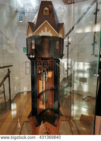 Model Of The Water Tower In The Section In Staraya Russa
