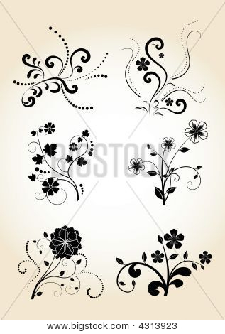 floral Design-Elemente