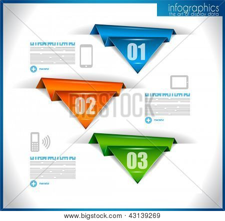 Infografica template per la visualizzazione dei dati di statistica. Composizione moderna da usare come infochart, pro