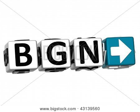 ฟ 3D สกุลเงิน Bgn ปุ่มคลิที่นี่บล็อกข้อความ