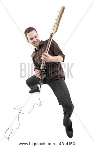 Person spille en Guitar