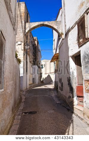 Ruelle. Massafra. Puglia. Italie.