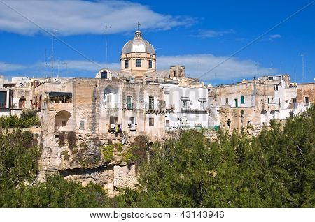 Vue panoramique de Massafra. Puglia. Sud de l'Italie.