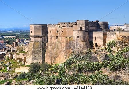 Château de Massafra. Puglia. Sud de l'Italie.