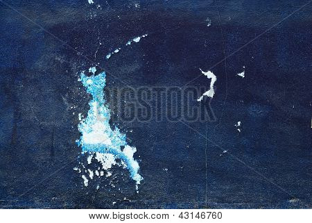 Il vecchio Peeling Paint Texture sfondo blu