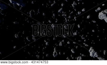 3d Illustration Background For Advertising And Wallpaper In Space  And Scifi Scene. 3d Rendering In 