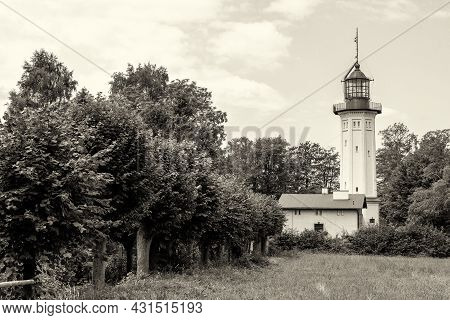 Lighthouse Rozewie Ii In Rozewie Near Jastrzebia Gora (poland)